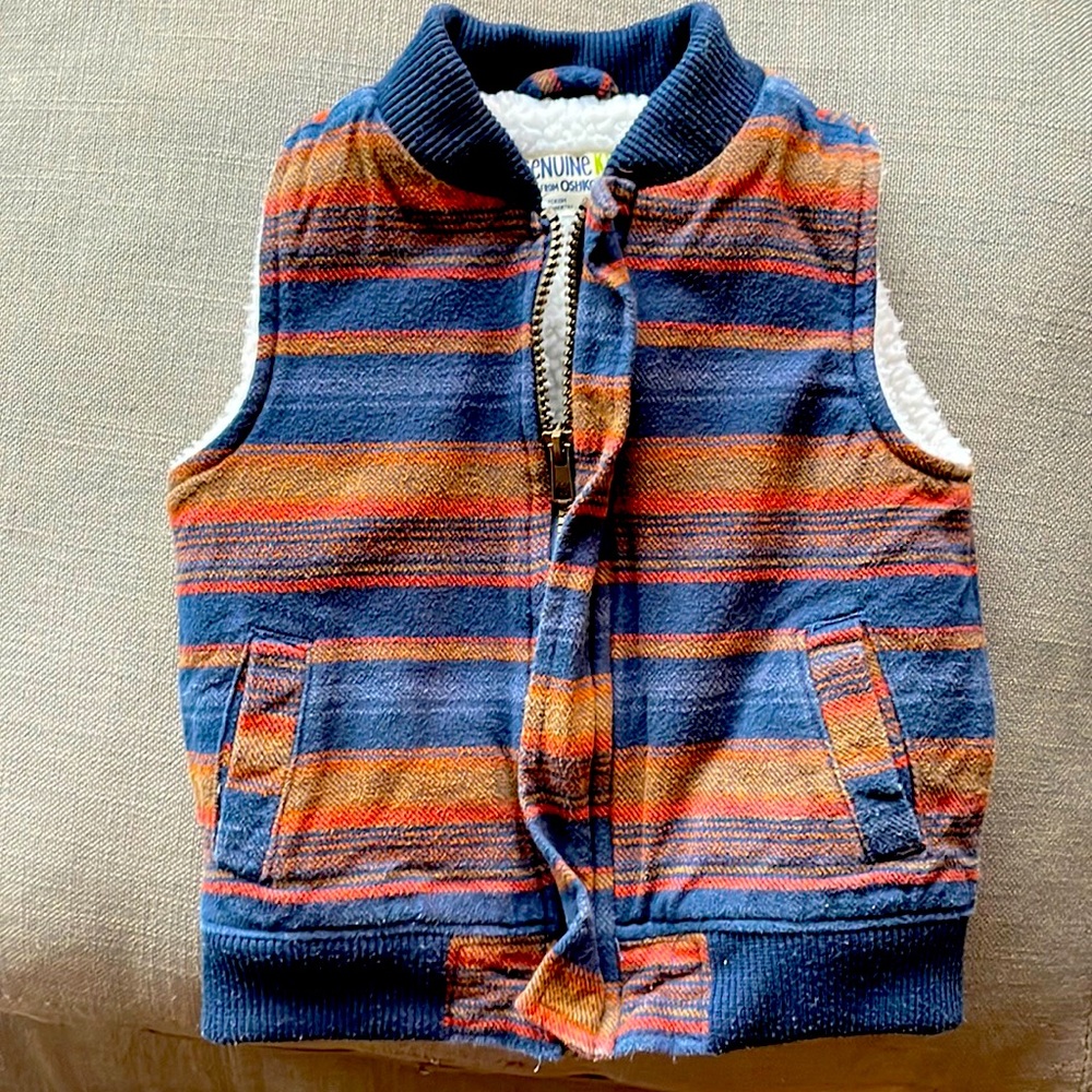 18M fleece lined vest